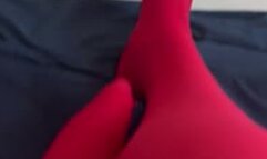 Sexy Red Stocking teases