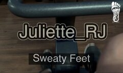 Juliette-RJ taking her sneakersand socks out after gym - SOCKS - SWEATY FEET - RED SOLES - BLACK POLISH - BBW - LICK ORDERS - CUM COUNTDOWN - AFTER GYM