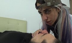Skate girl fart and burping on slut slave part 2 by Babe Lilit and Daniel Santiago cam by Dani full hd