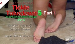 International Tickle Takedown 5 - Part 1 - Angel & Jaden Foot Washing