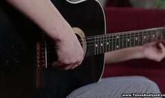 First guitar lesson and anal
