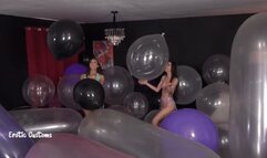 Part 1- MASSIVE BALLOONS!!! with Milana & Christy! Pt 1 of 3! POP-HD Version!