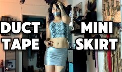 Duct Tape Mini Skirt (Duct Tape Fetish)