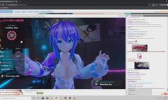 VR Anime Girl goes Live on Chaturbate