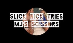 Slick Rick tries out MJ’s scissors