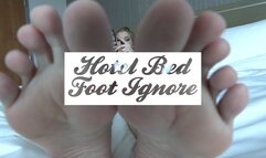 Hotel Bed Foot Ignore - Barefeet Bikini Femdom Humiliation Chill Vibes by Goddess Kyaa - 4K MP4