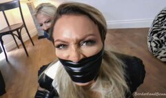 Jenna & Imogen in: Raving Maniac Severely Restrains Two Hot News Ladies in His Tar-Tape Cabin for INTENSE Struggle Time! (Bonus Cut) (HD)