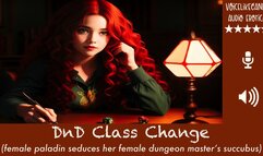 DnD Class Change [FxF] [Dungeons & Dragons] [Paladin Player Tries To Seduce Succubus] [Ends Up Seducing Female Dungeon Master] [Mutual Masturbation]