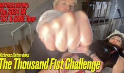 Mistress Baton Does The Thousand Fist Challenge HD for QT