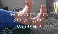 Taliascutetoes Sofa Foot Worship