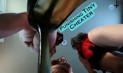 Punishing Tiny Cheater - featuring Sara Star, Miss Devora Moore, and Jane judge in a Tiny Man POV clip with Giantess Stomping, High Heels, Upskirt, Femdom and Cuckold Torment on Science Friction