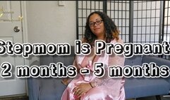 Stepmom is Pregnant TABOO 2 - 5 Months Comparison and Tease With Stepson 4k