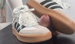 A Shoejob and Sneaker fetish dream comes true - Shoejob and CBT from a Football Fangirl in Adidas Samba Sneakers - Sneaker fetish and POV Views - Slavecam only - 4K Quality