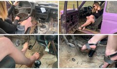 HOT PREMIERE: BRUTAL HARD REVVING IN TUNED RUSSIAN LADA JEEP