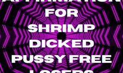 ** AFFIRMATION FOR SHRIMP DICKED PUSSY FREE LOSERS **