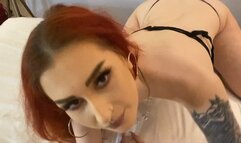 Gigi Rouge POV Deepthroat, Fucking & Footjob