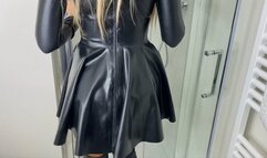 Wet look Latex Dress