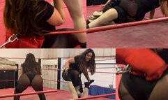 NADIA SAPPHIRE VS EVA (INCLUDES LOW BLOWS & WEDGIE STINKFACES)