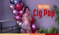 Ella's Smoking Balloon Popping Fun