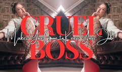 CRUEL BOSS MAKES YOU GOON! [Blackmail Fantasy, Gooning]