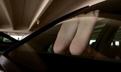 Playful big soles in the car pt 5 - Mp4