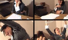 The Snooty Secretary - Tickling Clip - MP4 - Standard Resolution