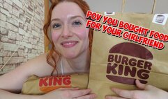 POV You bought food for your girlfriend