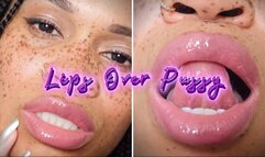 Lips Over Pussy- Ebony Femdom Goddess Rosie Reed Mesmerizing Lip Worship Pussy Denial Domination Glossy Lips Fetish- 1080p HD