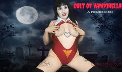 CULT OF VAMPIRELLA featuring Femdom JOI, Vampire, Cosplay, Cum Countdown, Vampire Fangs,