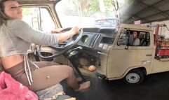 Old Van Vw - Kombi - Barefeet