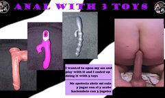 ANAL WITH 3 TOYS