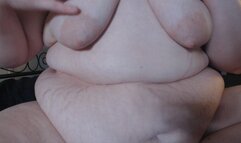 BBW Hands Free Nipple Orgasm