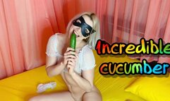 FOOD MASTURBATION: Mia's Mimi forbidden experimentation(720p)