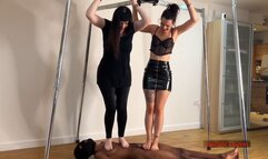 Goddess Cleo & Mistress Annaliese - Squishy Slave Surfing (HD 1080p MP4)