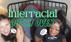 Interracial Dutch oven - No escaping these eggy farts w Scarlettfarts