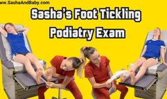 Soccer Girl Sasha’s Foot Tickling Podiatry Exam