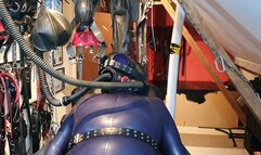 August Price Blitz - Purple Rubber Fucking Machine Orgasms