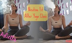 Nicotine fit after yoga class, Main View