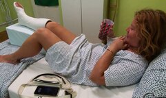 Csilla in the hospital room part two