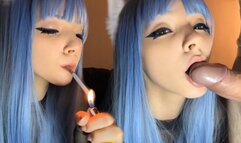 Smoking and Sucking Dick at the same time