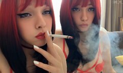 Smoking Close Up by Mommy Egirl