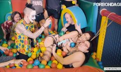 CrowdBondage - Big Tits Redhead Amina Danger Hot Sex Party S&M - ForBondage