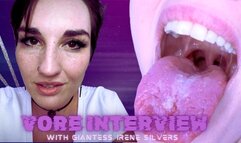 Vore Interview With Giantess Irene Silvers! - HD MP4 1080p Format