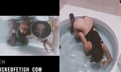 2cams Blackout underwater exhausted after party from keeping snorkeling session