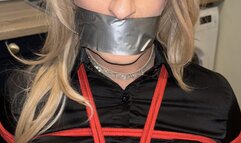 Bella Luxx captures and ties up office colleague Kinky Niamh to take her promotion