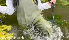 Wader Testing In Lake