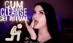 Cum Cleanse: CEI Ritual for Submissives (Cum Eating Instructions, JOI Games, FemDom POV)