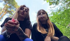 You Are Dirty And Spit-stained In The Forest - POV Spitting Femdom (MP4 HD 1080p)