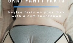 Gray Panty Farts - Vertical Video