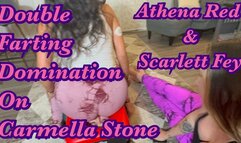 Double Farting Domination on Carmella Stone